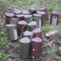 Blue Tit & Great Tit boxes - Photo © Ben Kirby